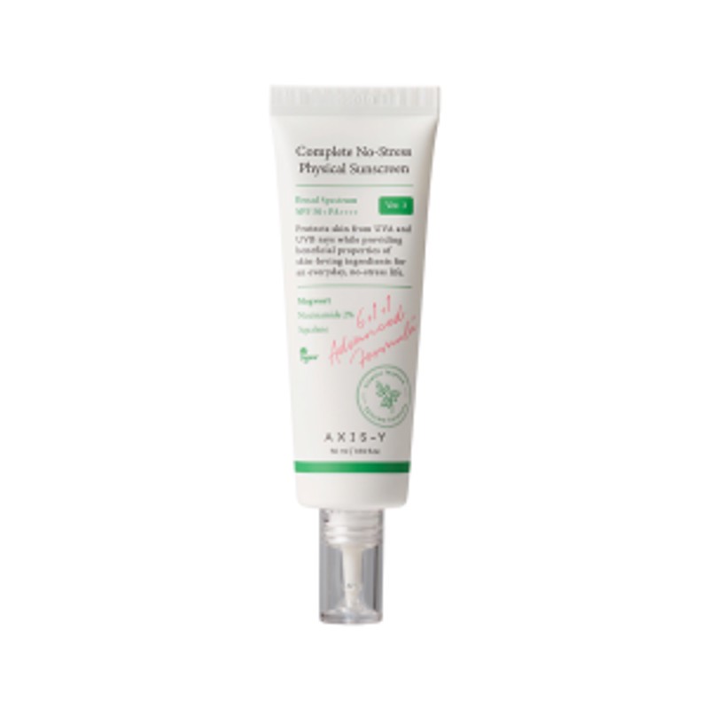 [AXIS-Y] Крем для лица солнцезащитный крем Complete NO-STRESS Physical Sunscreen V.3, 50 мл