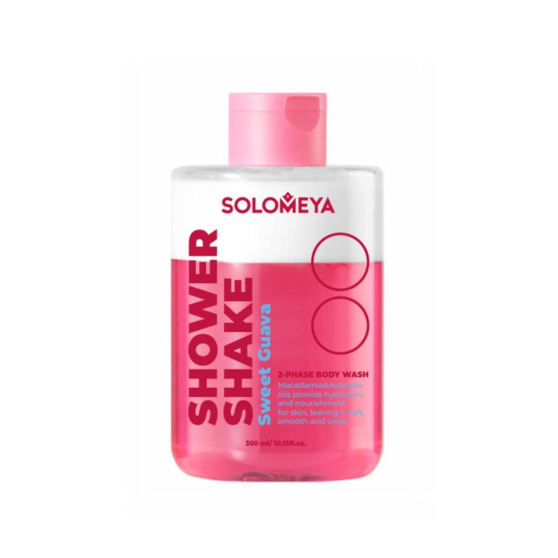 [SOLOMEYA] Гель-шейк для душа СЛАДКАЯ ГУАВА Shower Shake Sweet Guava, 300 мл