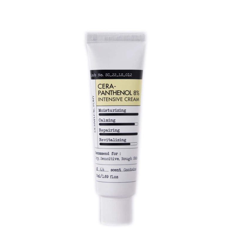 [DERMA FACTORY] Крем для лица ПАНТЕНОЛ И ЦЕРАМИДЫ для интенсивного питания Cera-Panthenol 8% Intensive Cream, 50 мл