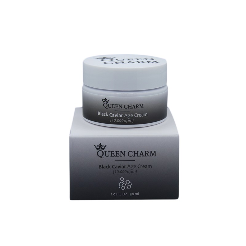 [QUEENCHARM] Крем для лица омолаживающий ЭКСТРАКТ ЧЕРНОЙ ИКРЫ 1% Black Caviar Age Cream, 30 мл