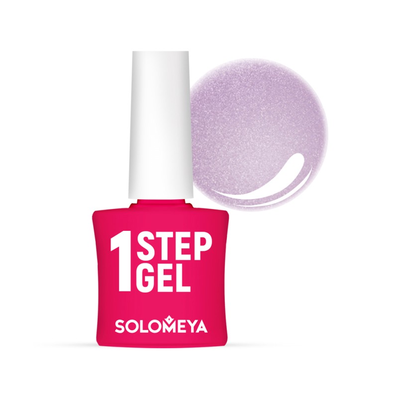 [SOLOMEYA] Гель-лак для ногтей однофазный АВАНТЮРИН 49 Solomeya One Step Gel Aventurine 49, 1 шт.