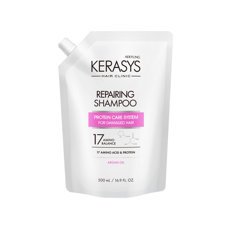 [KERASYS] Шампунь для волос ВОССТАНАВЛИВАЮЩИЙ Repairing Shampoo (запасной блок), 500 мл