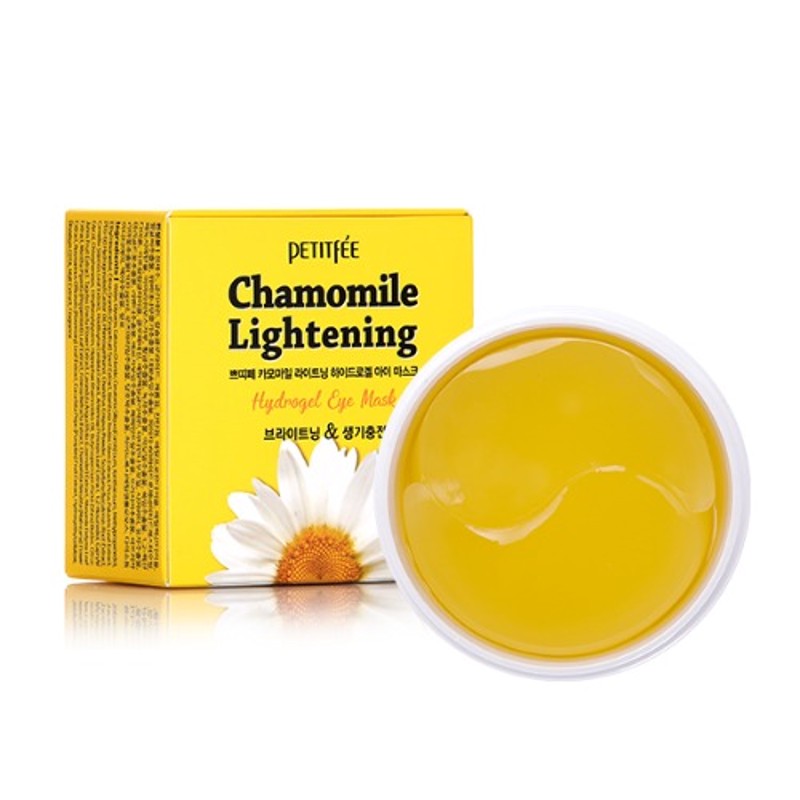 [PETITFEE & KOELF] Гидрогелевые патчи для глаз РОМАШКА Chamomile Lightening Hydrogel Eye Mask, 60 шт