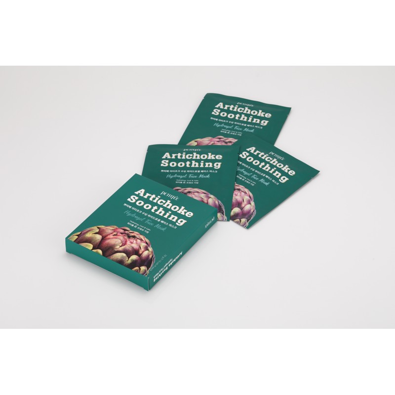 [PETITFEE & KOELF] [PETITFEE] НАБОР Гидрогелевая маска для лица АРТИШОК Artichoke Soothing Hydrogel Face Mask, 5 шт