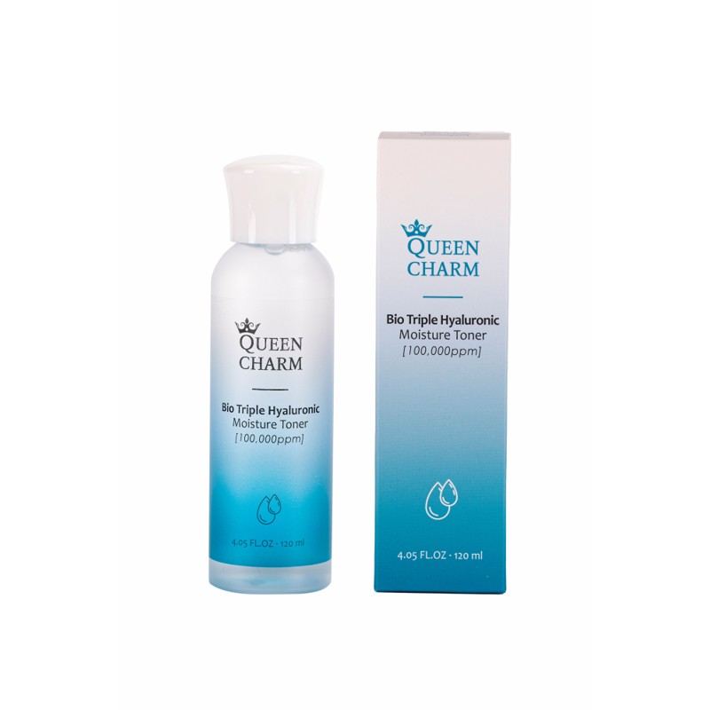 [QUEENCHARM] Тонер для лица БИОКОМПЛЕКС ГИАЛУРОНОВОЙ КИСЛОТЫ 10% увлажняющий Bio Triple Hyaluronic Moisture Toner