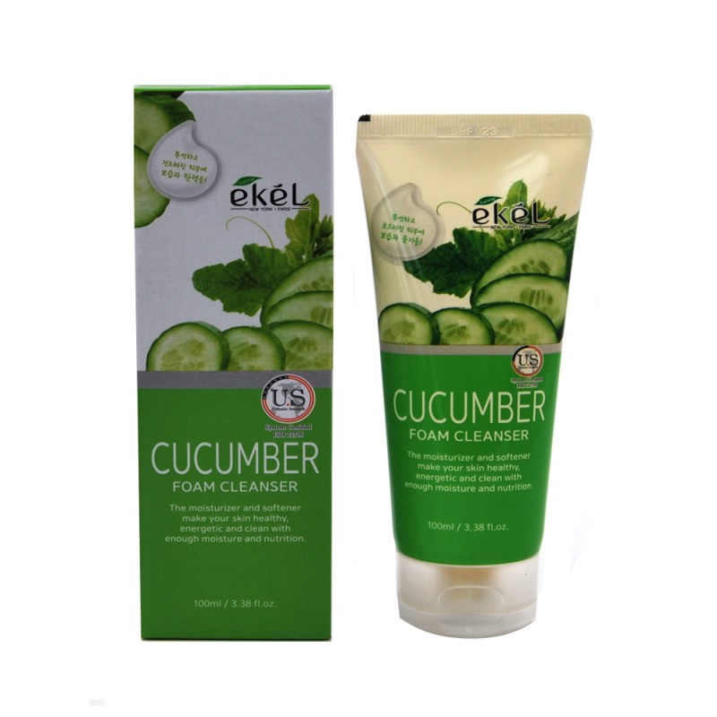 [EKEL] Пенка для умывания ОГУРЕЦ Cucumber Foam Cleanser, 100 мл
