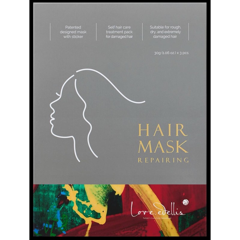 [LOVE.EDELLIS] НАБОР Маска для волос ВОССТАНАВЛИВАЮЩАЯ Hair Mask Repairing, 3 шт*30 гр