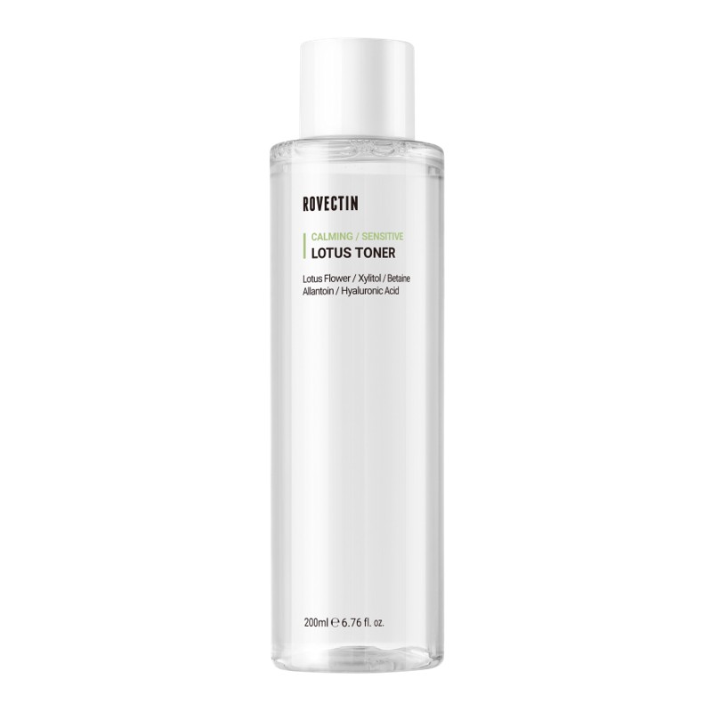 [ROVECTIN] Тонер для лица ЭКСТРАКТ ЛОТОСА успокаивающий Calming Lotus Toner, 200 мл