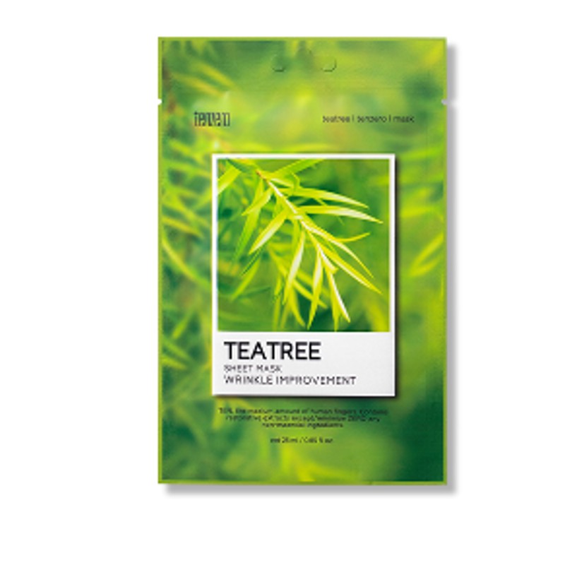 [TENZERO] Маска для лица тканевая ЭКСТРАКТ ЧАЙНОГО ДЕРЕВА Teatree Sheet Mask, 25 мл