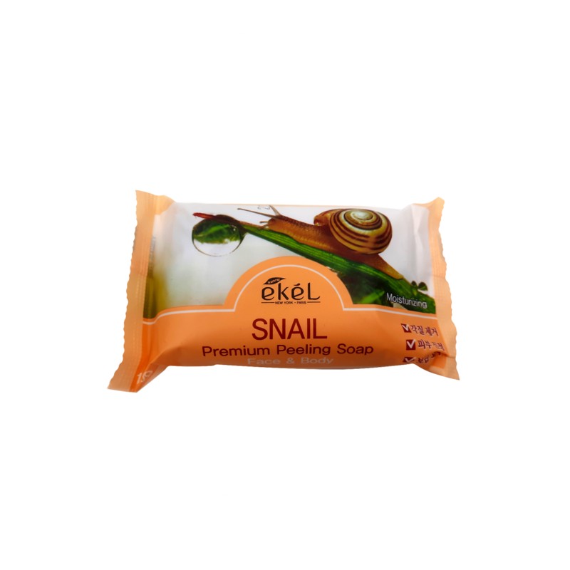 [EKEL] Мыло-скраб для лица и тела МУЦИН УЛИТКИ Premium Peeling Soap Snail, 150 г