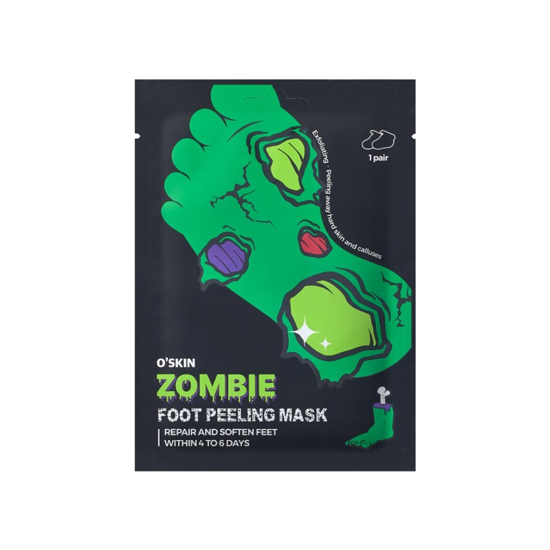 [OSKIN] Пилинг-носочки для ног ОТШЕЛУШИВАЮЩИЕ Zombie Foot Peel Mask, 40 мл