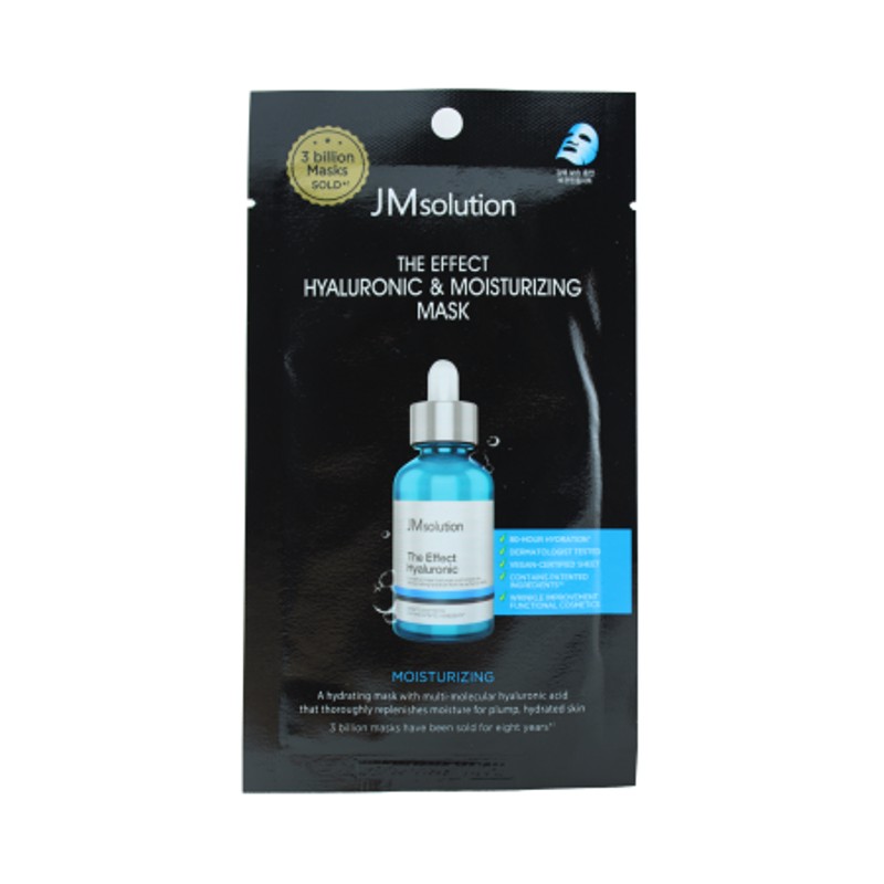 [JMSOLUTION] Маска для лица тканевая ГИАЛУРОНОВАЯ КИСЛОТА The Effect Hyaluronic&Moisturizing, 24 мл