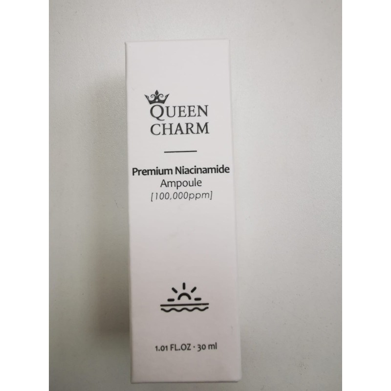 [QUEENCHARM] Сыворотка для лица НИАЦИНАМИД 10% для выравнивания тона ампульная, 30 мл