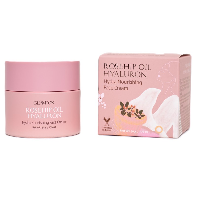 [GLAMFOX] Крем для лица питательный МАСЛО ШИПОВНИКА И НИАЦИНАМИД Rosehip Oil Niacinamide Hydra Nourishing Face