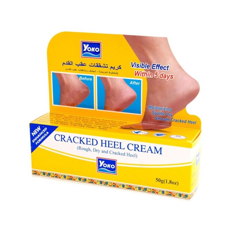 [YOKO] Крем для ног ОТ ТРЕЩИН на пятках и локтях Cracked Heel Cream, 50 гр