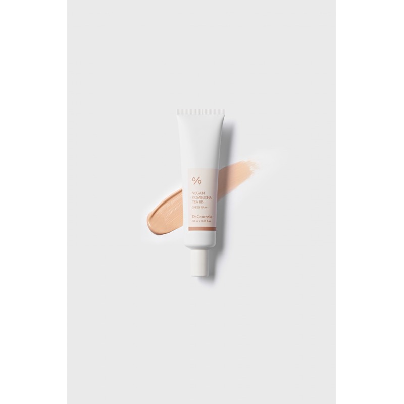 [DR. CEURACLE] BB-крем для лица веганский ЧАЙ КОМБУЧА Vegan Kombucha Tea BB SPF30 PA++, 30 мл