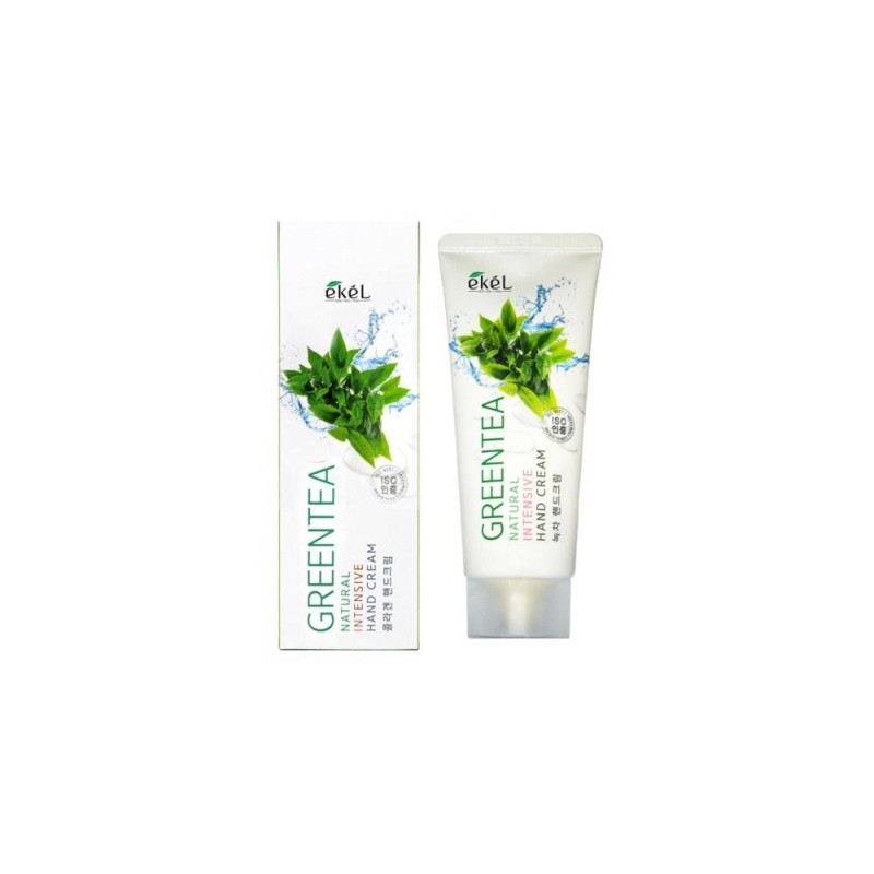 [EKEL] Крем для рук интенсивный ЗЕЛЕНЫЙ ЧАЙ Green Tea, 100 мл