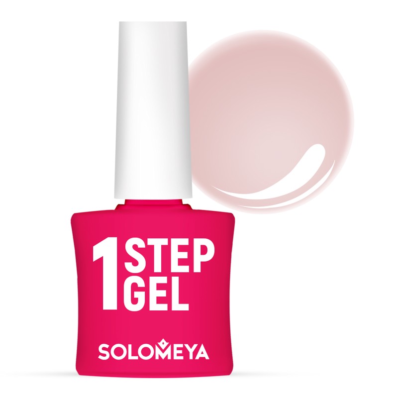 [SOLOMEYA] Гель-лак для ногтей однофазный ШАМПАНЬ 39 Solomeya One Step Gel Champagne 39, 1 шт.