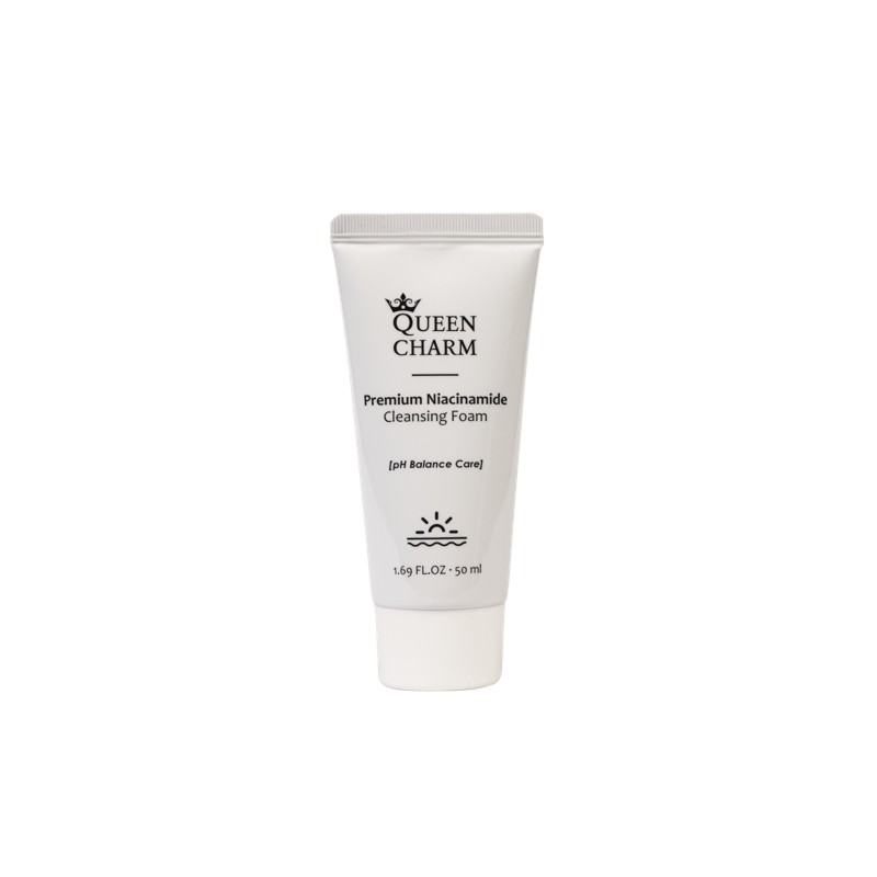 [QUEENCHARM] Пенка для умывания НИАЦИНАМИД Premium Niacinamide Cleansing Foam, 50 мл