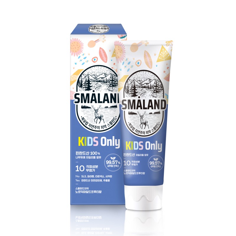 [SMALAND] Зубная паста детская ФРУКТОВАЯ Nordic Mild Fruity Kids, 80 гр