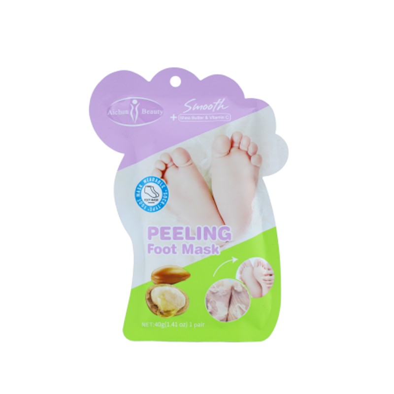[AICHUN BEAUTY] Маска-носочки для ног отшелушивающая МАСЛО ШИ И ВИТАМИН С Peeling Foot Mask, 40 гр