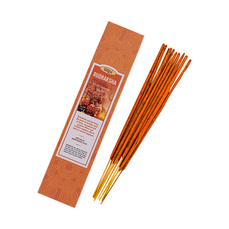 [AASHA HERBALS] Палочки ароматические РУДРАКША Rudraksha, 10 шт