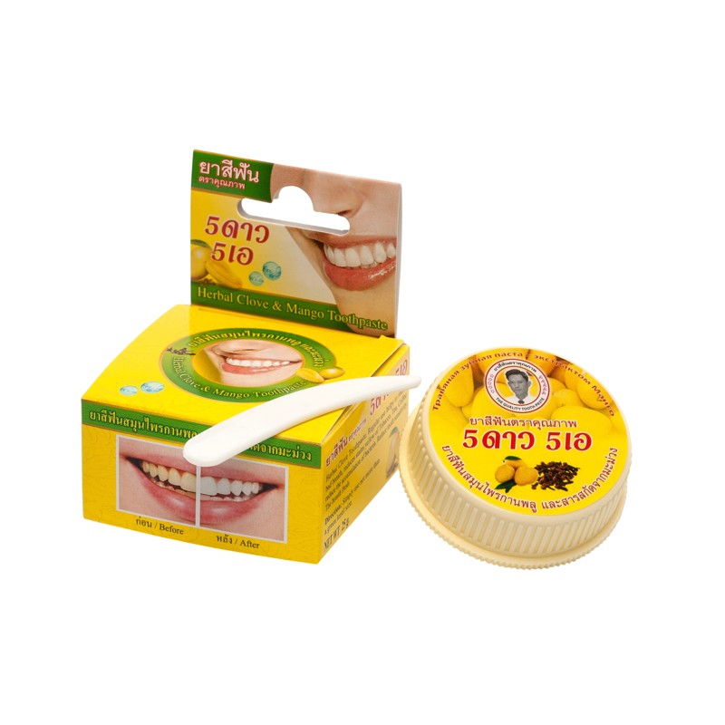 [5 STAR COSMETIC] Зубная паста ЭКСТРАКТ МАНГО травяная, 25 гр