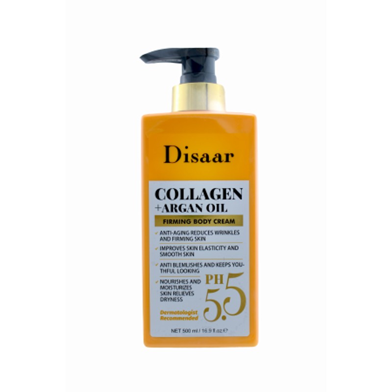 [DISAAR] Крем для тела КОЛЛАГЕН И АРГАНОВОЕ МАСЛО Collagen + Argan Oil Body Cream, 500 мл