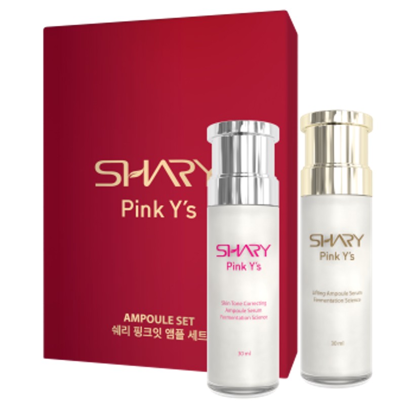 [SHARY] НАБОР сывороток для лица подарочный PINK Y’s AMPOULE SET, 2 шт*30 мл