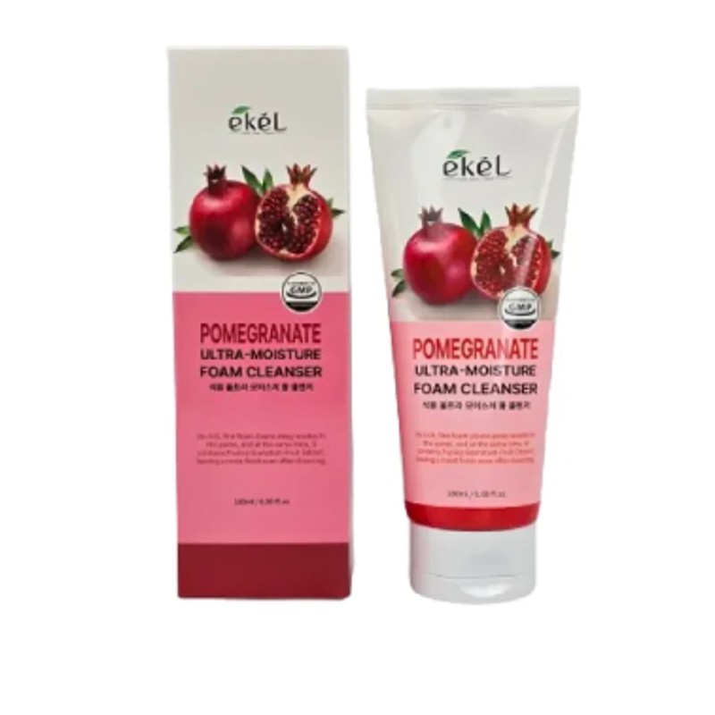 [EKEL] Пенка для лица нежная ГРАНАТ Pomegranate Foam Cleanser, 100 мл