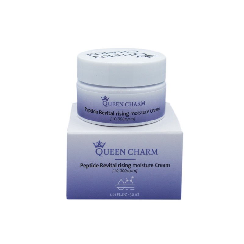 [QUEENCHARM] Крем для лица омолаживающий ПЕПТИДЫ 1% Peptide Revital Rising Moisture Cream, 30 мл