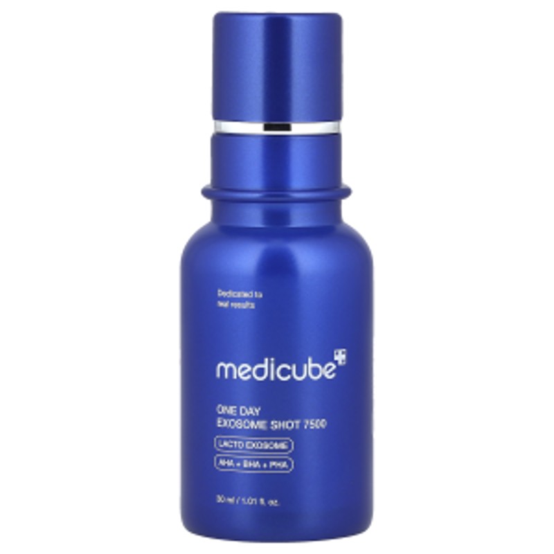 [MEDICUBE] Сыворотка для лица ЭКЗОСОМЫ И СПИКУЛЫ One Day Exosome Shot Pore Ampoule 7500, 30 мл
