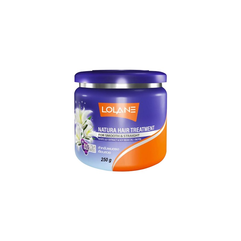 [LOLANE] Маска для гладких и прямых волос с экстрактом белой лилии Lolane White Lily Extract+Soi Bean+Bioti,