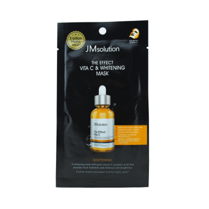 [JMSOLUTION] Маска для лица тканевая ВИТАМИН С The Effect Vita C&Whitening Mask, 24 мл