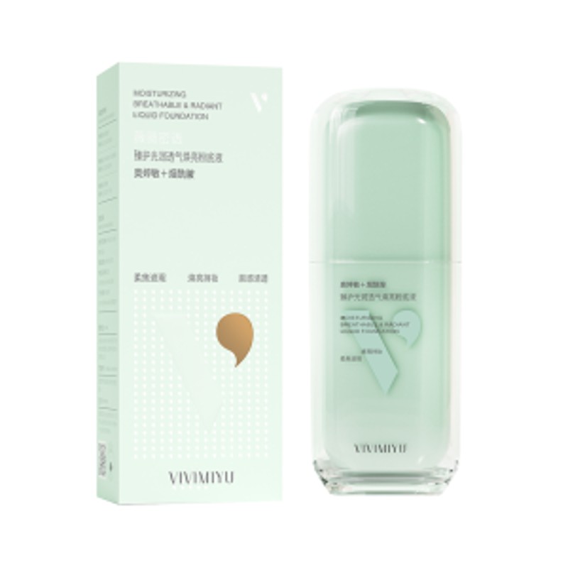 [VIVIMIYU] КОМФОРТ И УВЛАЖНЕНИЕ Тональный крем для лица Moisturizing Breathable&Radiant Liquid Foundation, 30 г