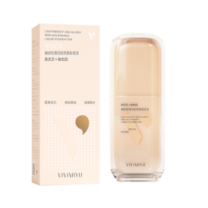 [VIVIMIYU] АНТИВОЗРАСТНАЯ ЛИНЕЙКА Тональный крем для лица Lightweight And Glossy Skin Liquid Foundation, 30 г